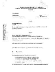 ARBEIDSRECHTBANK VAN BRUSSEL v n ~>a