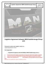 Template for Logistics Agreement - MAN