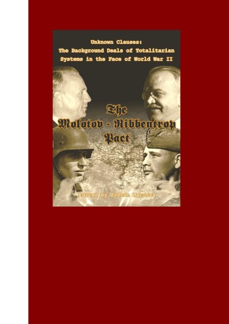 The Molotov-Ribbentrop Pact - ELTE BTK Történelem Szakos Portál