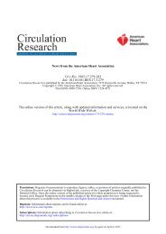 Neves frown the American Heart Association - Circulation Research