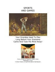 Grandpas Games And Sports - Tale Wins