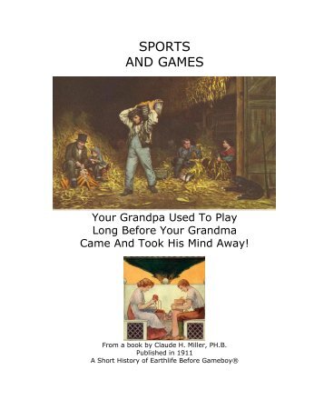 Grandpas Games And Sports - Tale Wins