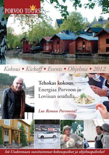 Energiaa Porvoon ja Loviisan seudulla. - Porvoo Tours