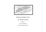 Worksheet for George Orwell's Nineteen Eighty-Four