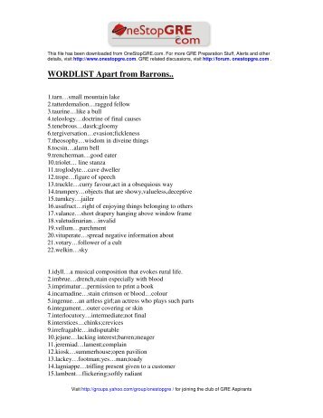 Barron s 1100 words you need to know