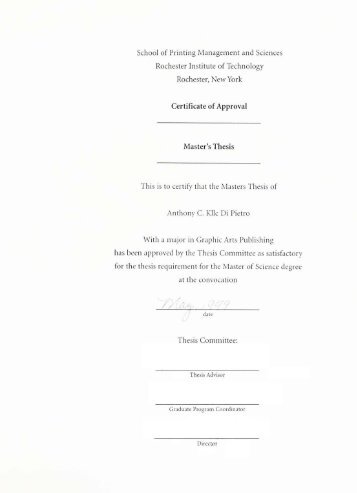 Master thesis certificate