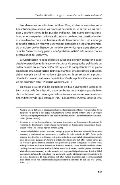 Cambio climático, movimientos sociales y políticas públicas