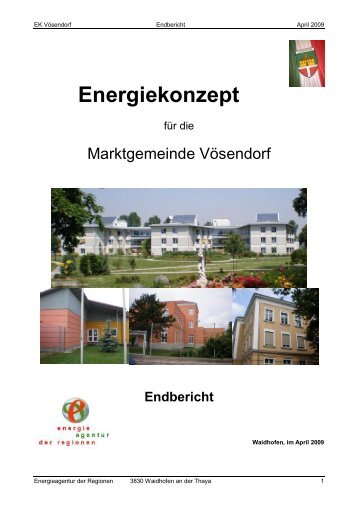 Energiekonzept - Marktgemeinde Vösendorf