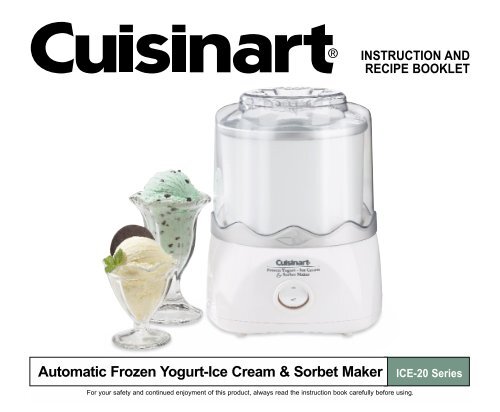 Cuisinart Automatic Frozen Yogurt, Ice Cream & Sorbet Maker - Pink