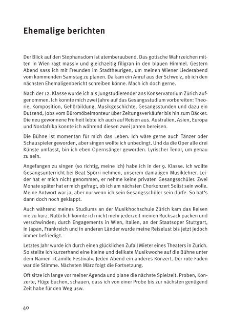 Mitteilungen - Rudolf Steiner Schule Zürcher Oberland