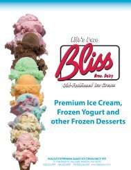 Premium Ice Cream, Frozen Yogurt and other Frozen Desserts