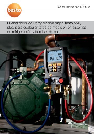 Catálogo analizador de refrigeración digital testo 550 - Logismarket