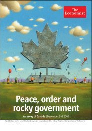 Peace, order and rocky government