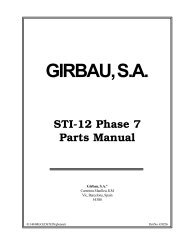 STI-12 Parts Frt Pgs - Commercial Washer & Dryer Parts