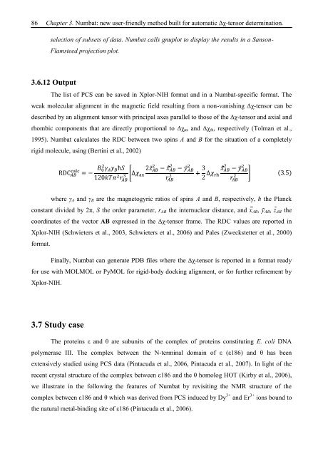 Thesis Title: Subtitle - NMR Spectroscopy Research Group