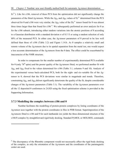 Thesis Title: Subtitle - NMR Spectroscopy Research Group