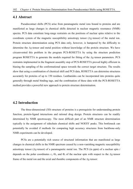 Thesis Title: Subtitle - NMR Spectroscopy Research Group