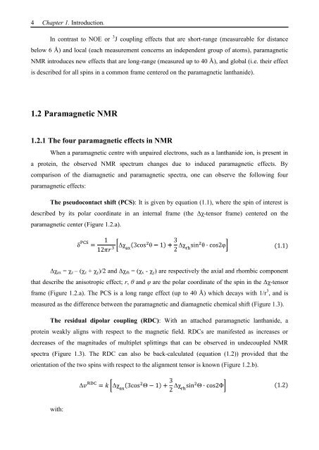 Thesis Title: Subtitle - NMR Spectroscopy Research Group