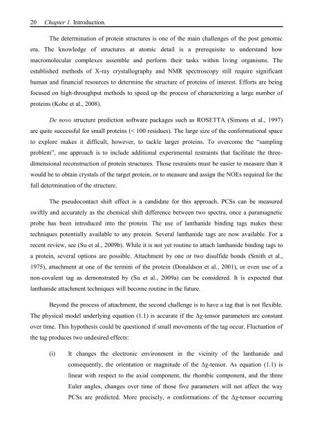 Thesis Title: Subtitle - NMR Spectroscopy Research Group