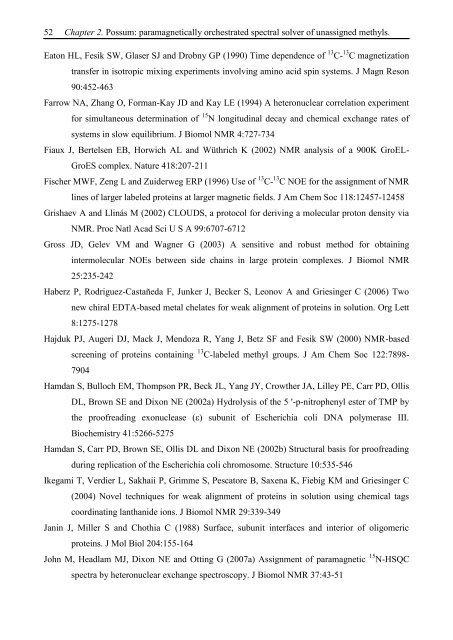 Thesis Title: Subtitle - NMR Spectroscopy Research Group