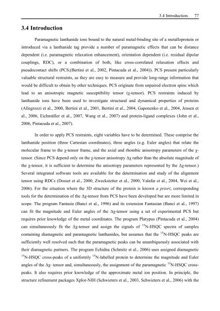 Thesis Title: Subtitle - NMR Spectroscopy Research Group