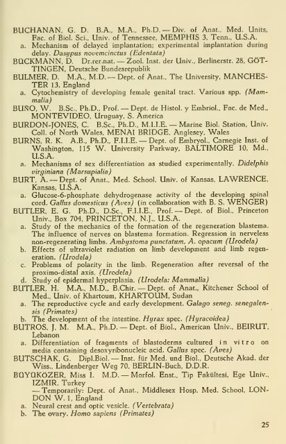 General embryological information service - HPS Repository