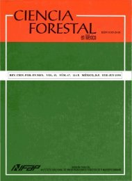 Vol. 15 Num. 67 - Instituto Nacional de Investigaciones Forestales ...