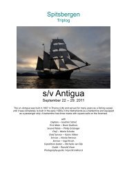 s/v Antigua - Classic Sailing