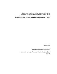 ELECTION RELATED REQUIREMENTS OF THE MINNESOTA