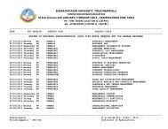 JANUARY / FEBRUARY 2013 - EXAMINATIONS TIME TABLE