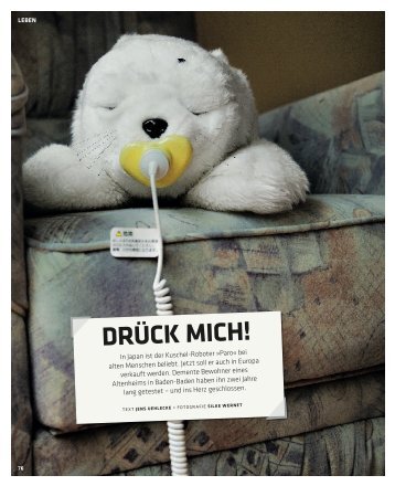 ZEIT Wissen: "Drück mich" - bitfaction