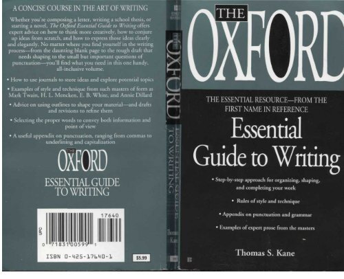 The Oxford Essential Guide to Writing.pdf - alexandriaesl