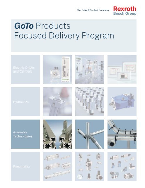 Goto Products Focused Delivery Program Bosch Rexroth Corp