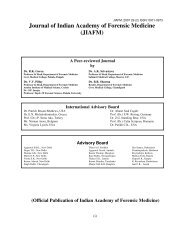 Journal of Indian Academy of Forensic Medicine (JIAFM)