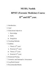 BPMT Forensic Medicine - MUHS
