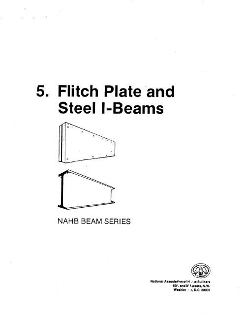Flitch Plate and Steel I-Beams