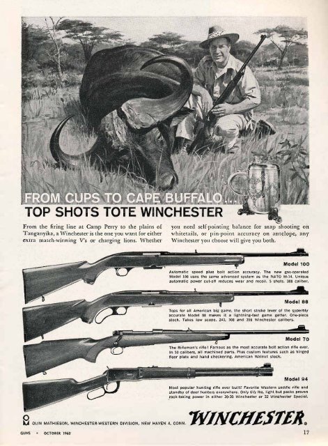 GUNS Magazine October 1960