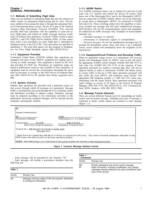 military flight data tele - communications system - Army Publishing ...