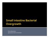 Bacterial Overgrowth PPT