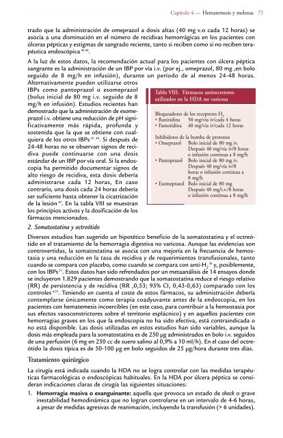 HEMATEMESIS Y MELENAS - Gastroenterología y Hepatología