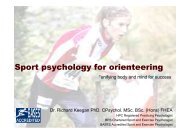 Sport psychology for orienteering - British Orienteering