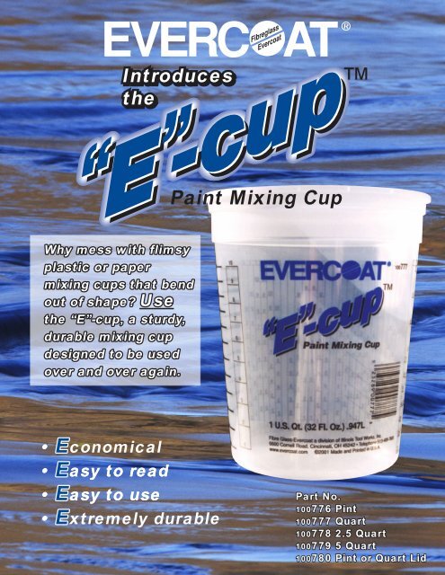 Paint Mixing Cup - Evercoat