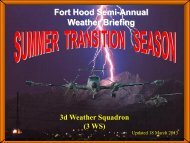 semi-annual aviation weather brief - Fort Hood