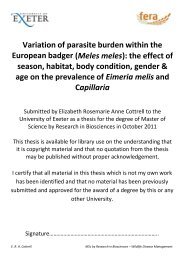 Variation of parasite burden within the European badger (Meles ...