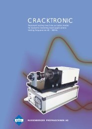 CRACKTRONIC brochure english - Russenberger Prüfmaschinen AG