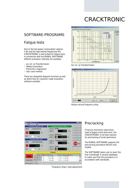 CRACKTRONIC brochure english - Russenberger Prüfmaschinen AG