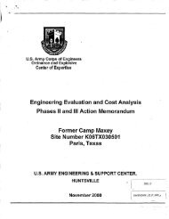 Former Camp Maxey Site Number K06TX03050 1 - USA ProjectHost