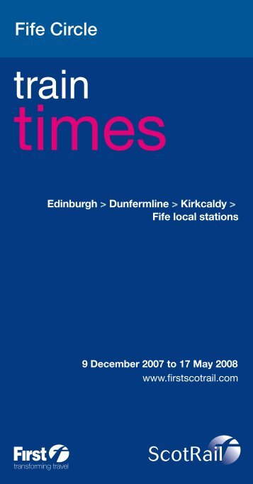 Timetable 11: Fife Circle - ScotRail