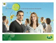 ARLA FOODS FUTURE FIFTEEN GRADUATE PROGRAMME