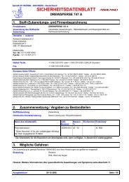 1. SICHERHEITSDATENBLATT DREWSPERSE 747 A Stoff - Roshard